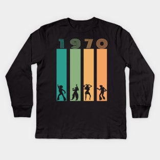 1970 Birth Year Kids Long Sleeve T-Shirt